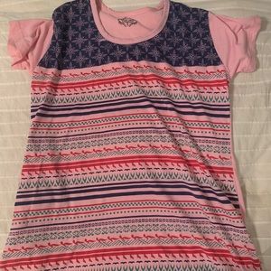 Pink Shirt w/ Pattern